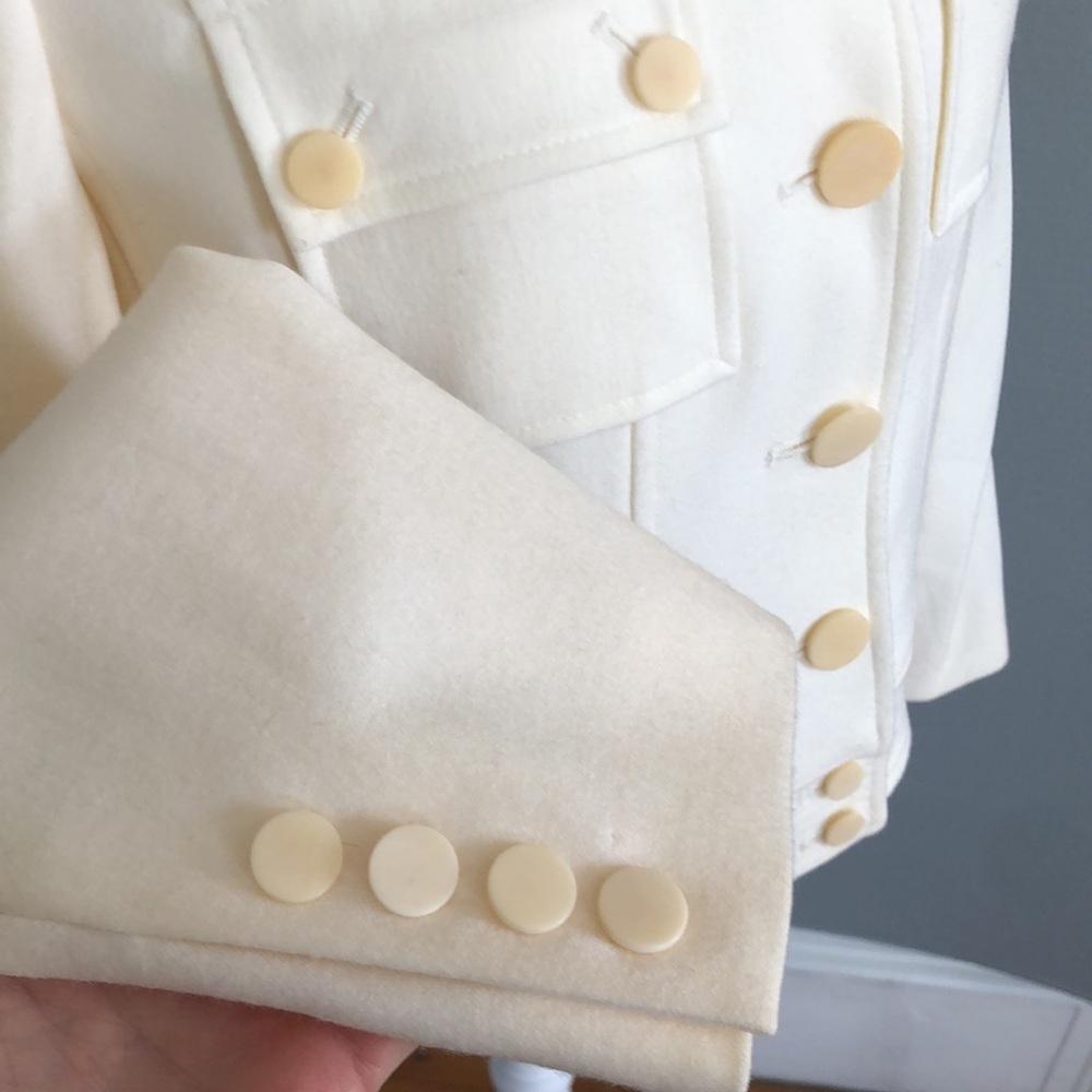 Talbots Ivory Wool Jacket - Picture 7 of 10